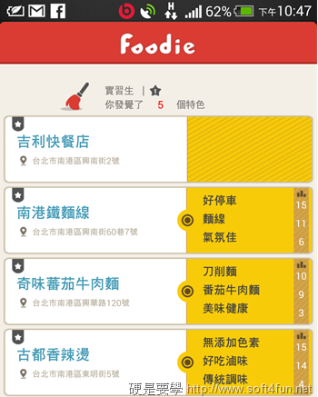 今天吃什麼好呢？foodie 幫你 10 秒快速找出好餐廳 (Android/iOS) Screenshot_2013-09-29-22-47-29