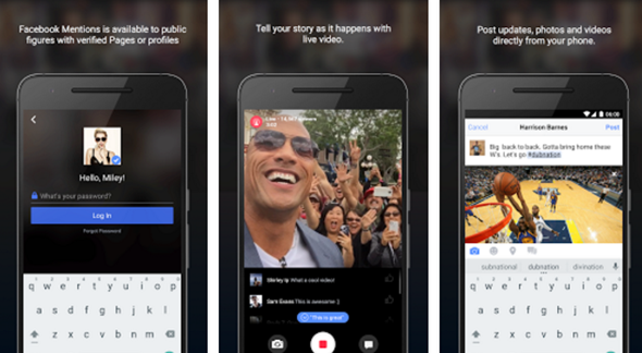 現在 Android 也能用 Facebook Mentions 跟粉絲視訊直播囉！ android-facebook-mentions