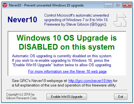 如何禁止 Windows 7/8/8.1 自動更新/升級到 Windows 10 disable-windows-10-os-upgrade