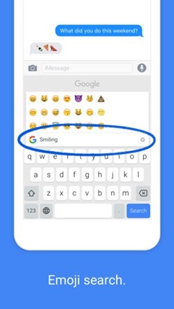 Google 為 iOS 推出 Gboard 鍵盤，整合搜尋功能不用切換畫面直接進行查詢 screen322x572-4