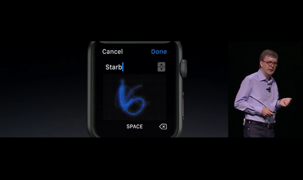 watchOS 3.0 推出多項新功能，可直接手寫中文回覆簡訊 2016wwdc-27