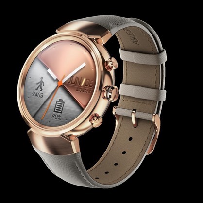 IFA 2016／ASUS 首款圓形智慧錶 ZenWatch 3 耀眼登場 S1920x1080_ZenWatch-3_Rose-gold-with-leather_WI503Q