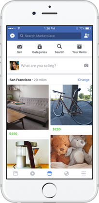 Facebook推出Marketplace功能，線上買賣、開店3步完成！ feed_us