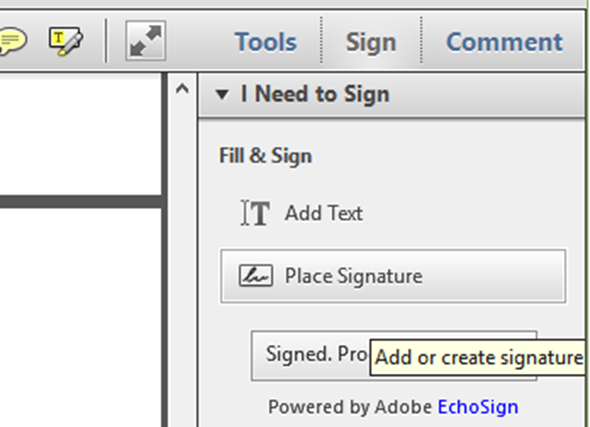 辦公應用／如何在 PDF 文件中輸入文字及簽名 create-sign