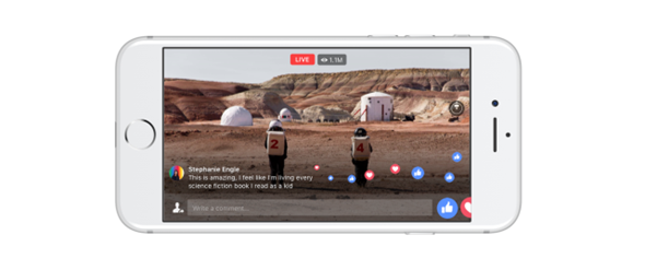 Facebook 360度直播上線，與國家地理頻道合作探索模擬火星生活 phone1