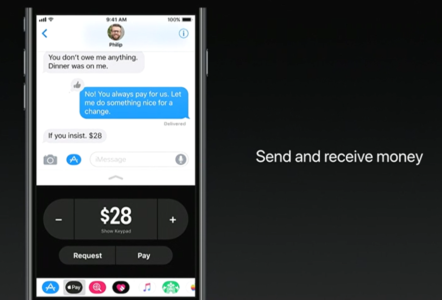 付款不用帶現金，Apple Pay Cash 直接用 iMessage 就能付款！ WWDC2017-142-1