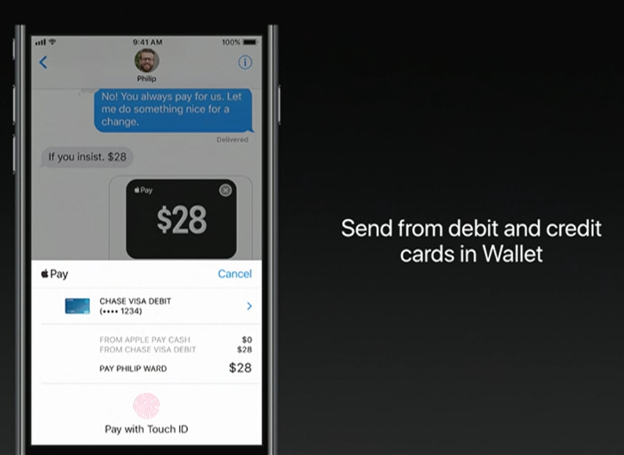 付款不用帶現金，Apple Pay Cash 直接用 iMessage 就能付款！ WWDC2017-144