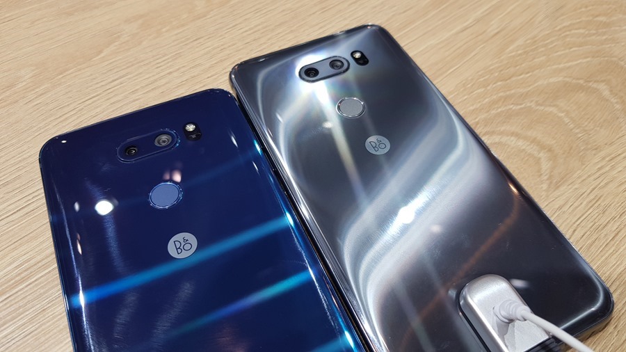 [MWC 2018] 不與爭鋒？ LG 在 MWC 僅推出小改款 V30S ThinQ 系列手機，主打相機 AI 功能 20180226_092845