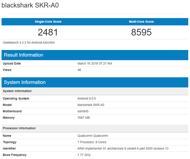 小米電競手機 Blackshark(黑鯊) 安兔兔+Geekbench 效能規格跑分出爐 %E5%B0%8F%E7%B1%B3blackshark-%E9%BB%91%E9%AF%8A-geekbench