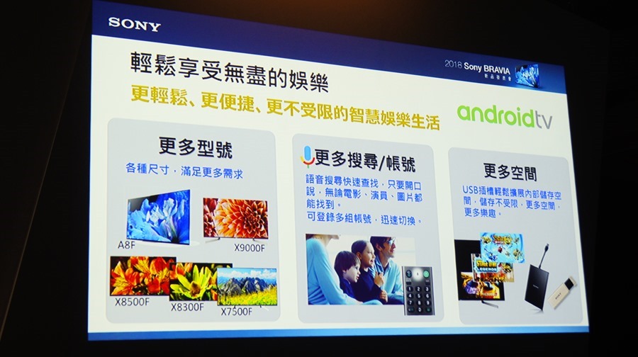 影像與色彩表現再升級，2018 Sony Bravia 電視全系列發表 DSC9794