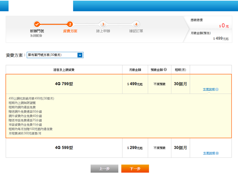 最後一天！中華電信 299/499 方案線上申請教學 (新辦/續約/NP) new_3