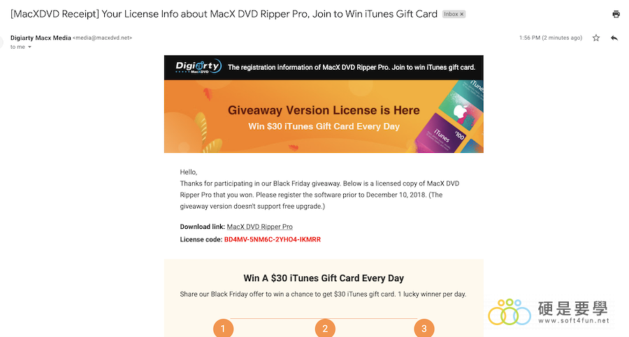 MacX DVD Ripper Pro 繁中轉檔軟體限時免費，載起來有備無患 -2018-11-28-下午1.59.21-900x483