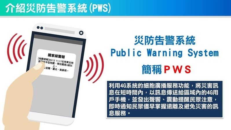 重要訊息，下午4點台灣災防告警系統發送測試訊息，留意末驚慌 pws-%E7%81%BD%E9%98%B2%E5%91%8A%E8%AD%A6%E7%B3%BB%E7%B5%B1