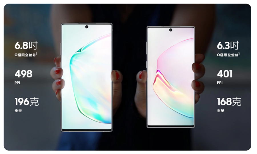 三星 Galaxy Note10 來啦！Note10/Note10+ 有什麼不一樣？ 和 S10 有什麼不同？ image