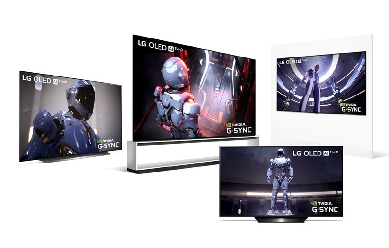 CES 2020：LG 推出多款 OLED 電視機型，亮相 8K/4K NanoCell LCD 奈米電視 G-SYNC-OLED-Line-up