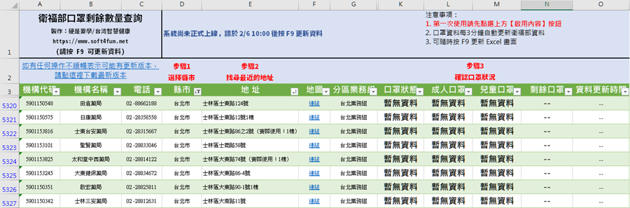 [整理] 買口罩先看這篇！9 個藥局口罩剩餘數量查詢系統都在這 (持續更新中) image-1