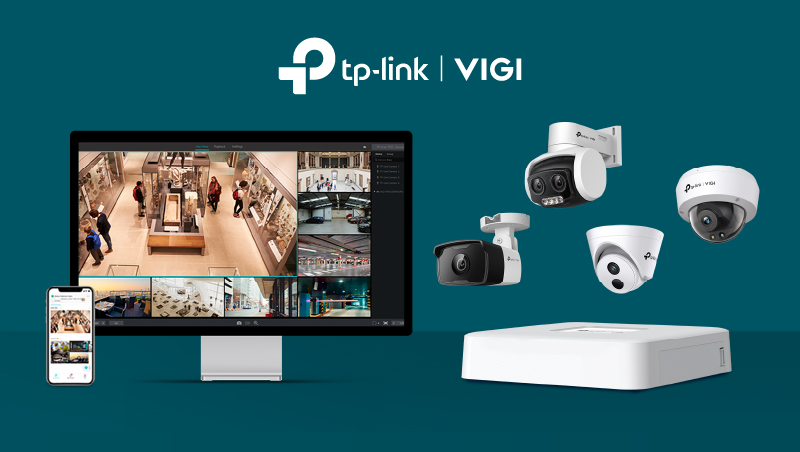 TP-Link 推出 VIGI 商用雲端監控系統：多路 4K 監控、安裝簡便，更重要的是買得起！ 【新聞圖片】全面守護店家安全TP-Link再添生力軍-VIGI商用攝影機-全新登場！