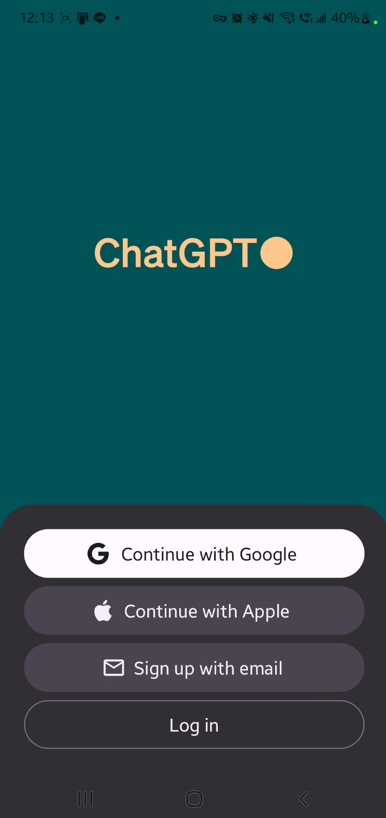 ChatGPT 安卓 Android 版上架啦！台灣也能用喔！ ChatGPT-Windows-登入