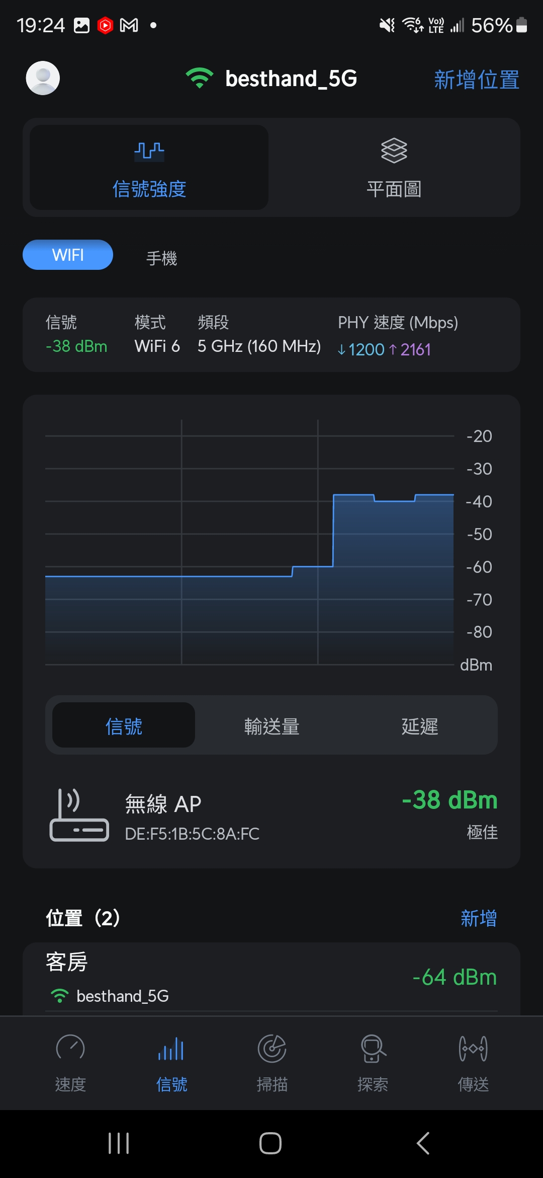 小米 AX3000T 評測：高 CP 值的高速 WIFI 6 路由器 Screenshot_20240515_192422_WiFiman