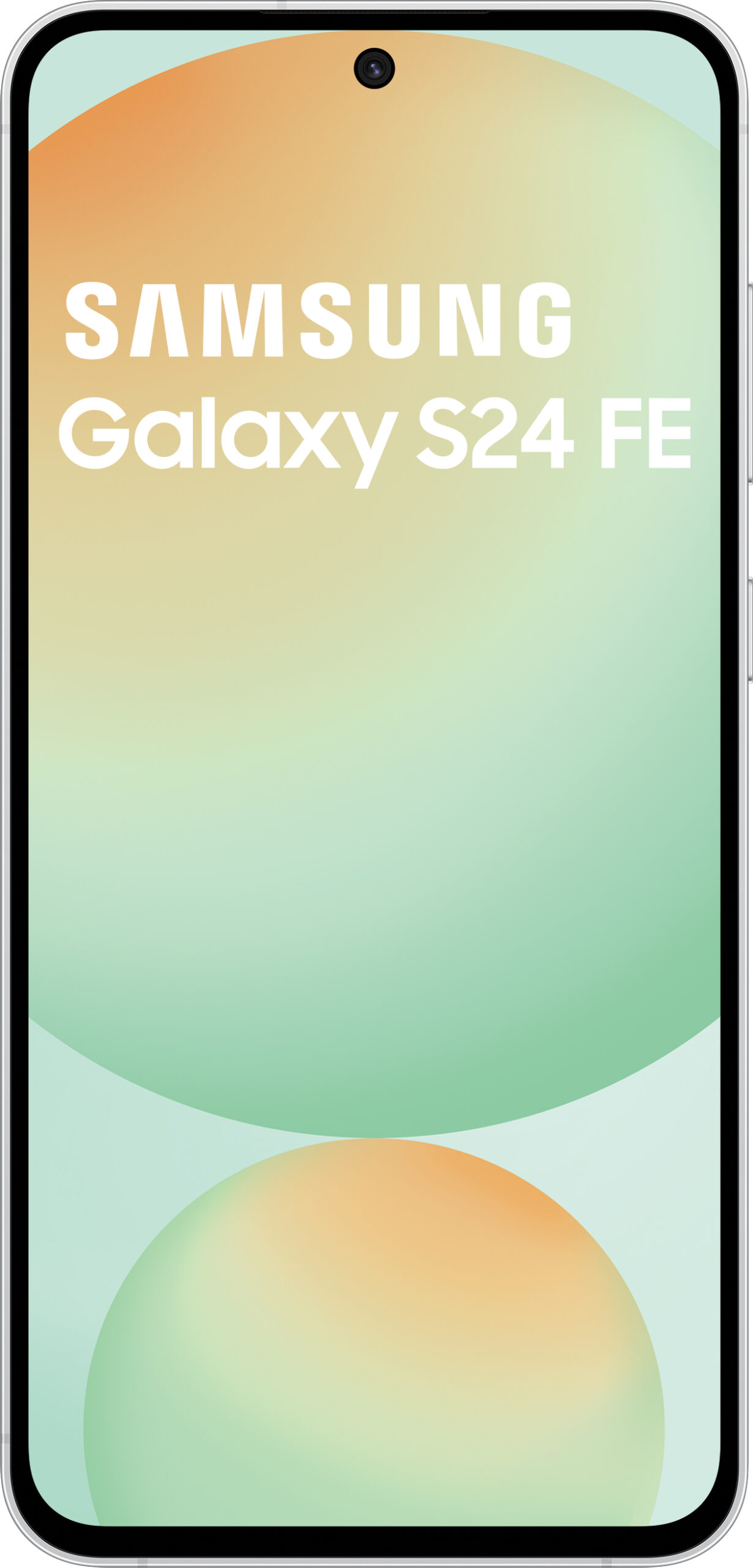 三星推出 AI 輕旗艦 Galaxy S24 FE，搭配 6.7 吋大螢幕及 4700 mAh 大容量電池 【新聞照片07】Galaxy-S24-FE迷漾綠-正面-scaled